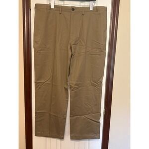 Lands' End Chino Pants Traditional Fit Khaki‎ Casual Dress Pants 42
